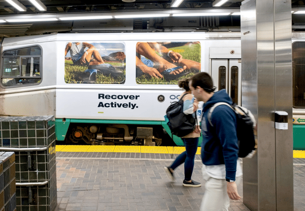 Subway advertisement